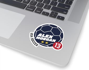 Alex Morgan USWNT Soccer Kiss-Cut Stickers | Soccer Player Decal