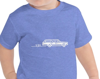 Toddler Station Wagon Short Sleeve Tee | Car T-Shirt | Kids Car Shirt