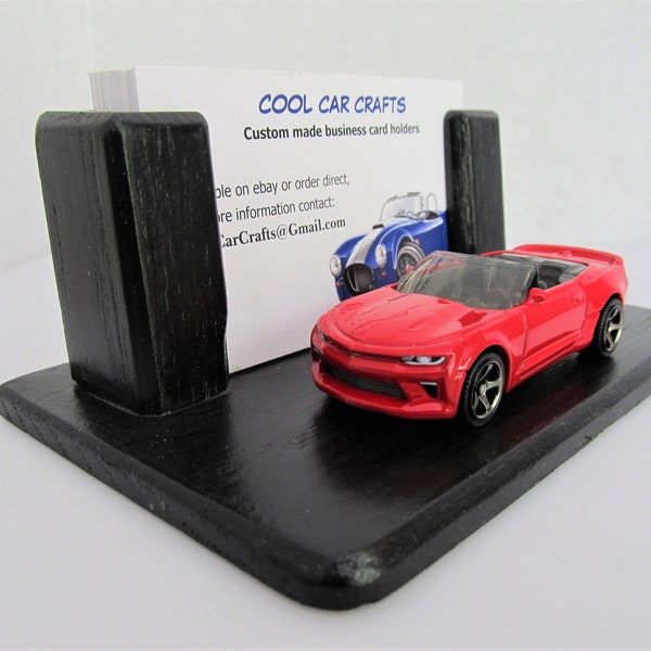 Camaro Business Card Holder Etsy