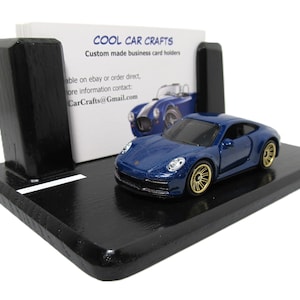 Porsche 911 Carrera 4S-visitekaarthouder "Street Scene" Premium Edition