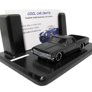 1967 EL Camino SS-visitekaarthouder 'Street Scene' bureaudisplay / Kunst