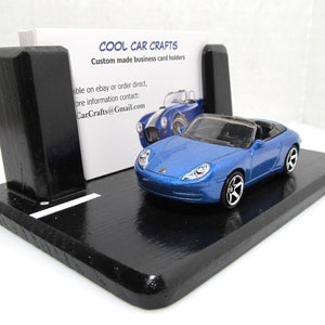 Porsche 911 Carrera Cabriolet Visitekaarthouder 'Street Scene'-display