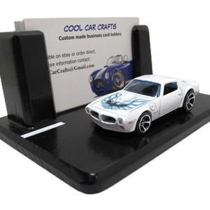 Pontiac Firebird Trans AM or Formula Business Card Holder &quot;Street Scene&quot; (choose model)