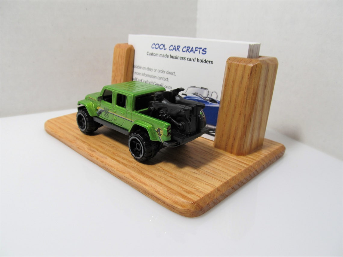 Jeep Gladiator Business Card Holder / desk Art 2 Colors Etsy