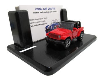 Jeep Wrangler Rubicon-visitekaarthouder (2 kleuropties) Premium Edition