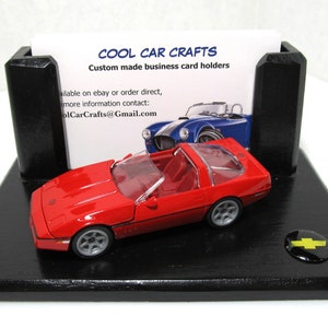 Corvette ZR1 visitekaarthouder: bureaudisplay (2 modellen/kleuropties)