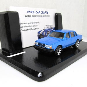 Visitekaarthouder Volvo 240 sedan 'Street Scene' bureaudisplay