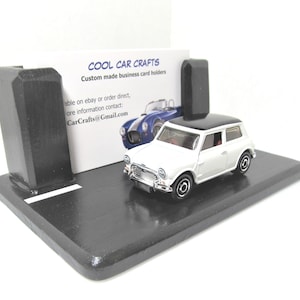 Austin Mini Cooper Visitenkartenhalter Display / Schreibtisch Art