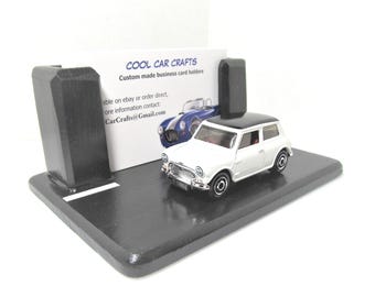 Austin Mini Cooper Business Card Holder display / desk Art
