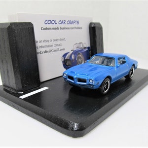 Pontiac Firebird Trans AM- of Formula-visitekaarthouder 'Street Scene' (kies een model)