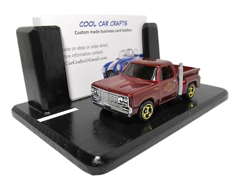 Dodge LI&#39;L Red Express Truck Business Card Holder - &quot;Street Scene&quot; (Last One)