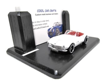 Classic BMW 507 Business Card Holder &quot;Street Scene&quot;