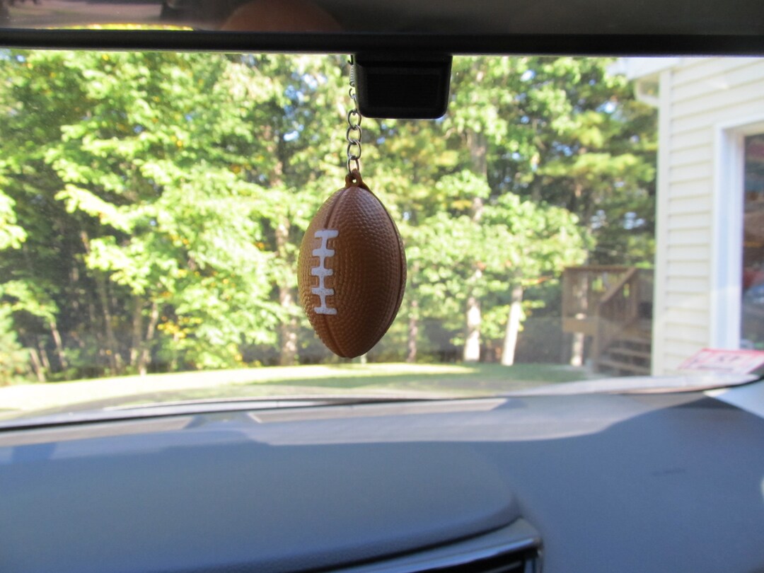 Football Rear View Mirror Dangler Hanger Christmas Tree Etsy