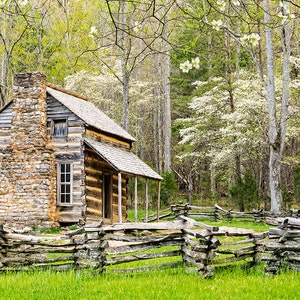 Cades Cove Homestead in the Smoky Mountains Fine Art Photo from William Britten