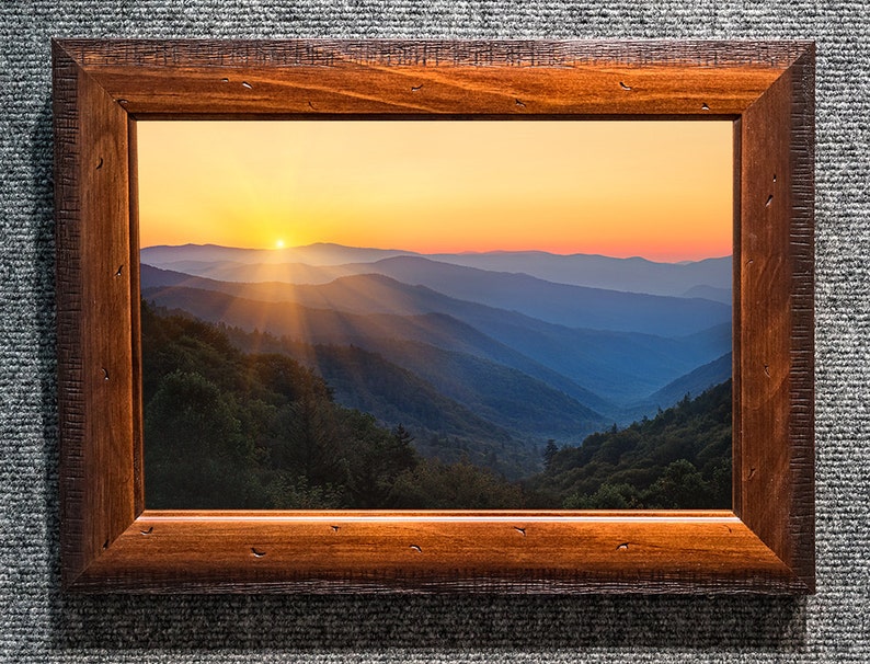 Framed Smoky Mountains Sunrise Fine Art Photo From William Etsy