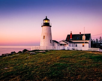 Pemaquid Point Lighthouse at Dawn - Fine Art Photography - William Britten