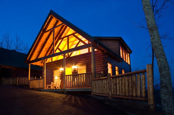 Smoky Mountains Resort Cabin Digital Download Stock Etsy