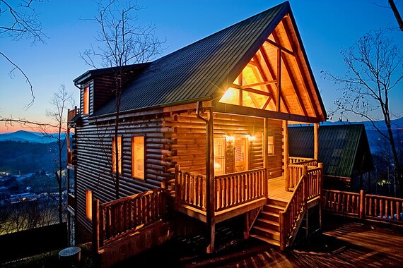 Smoky Mountains Resort Cabin Digital Download Stock Etsy