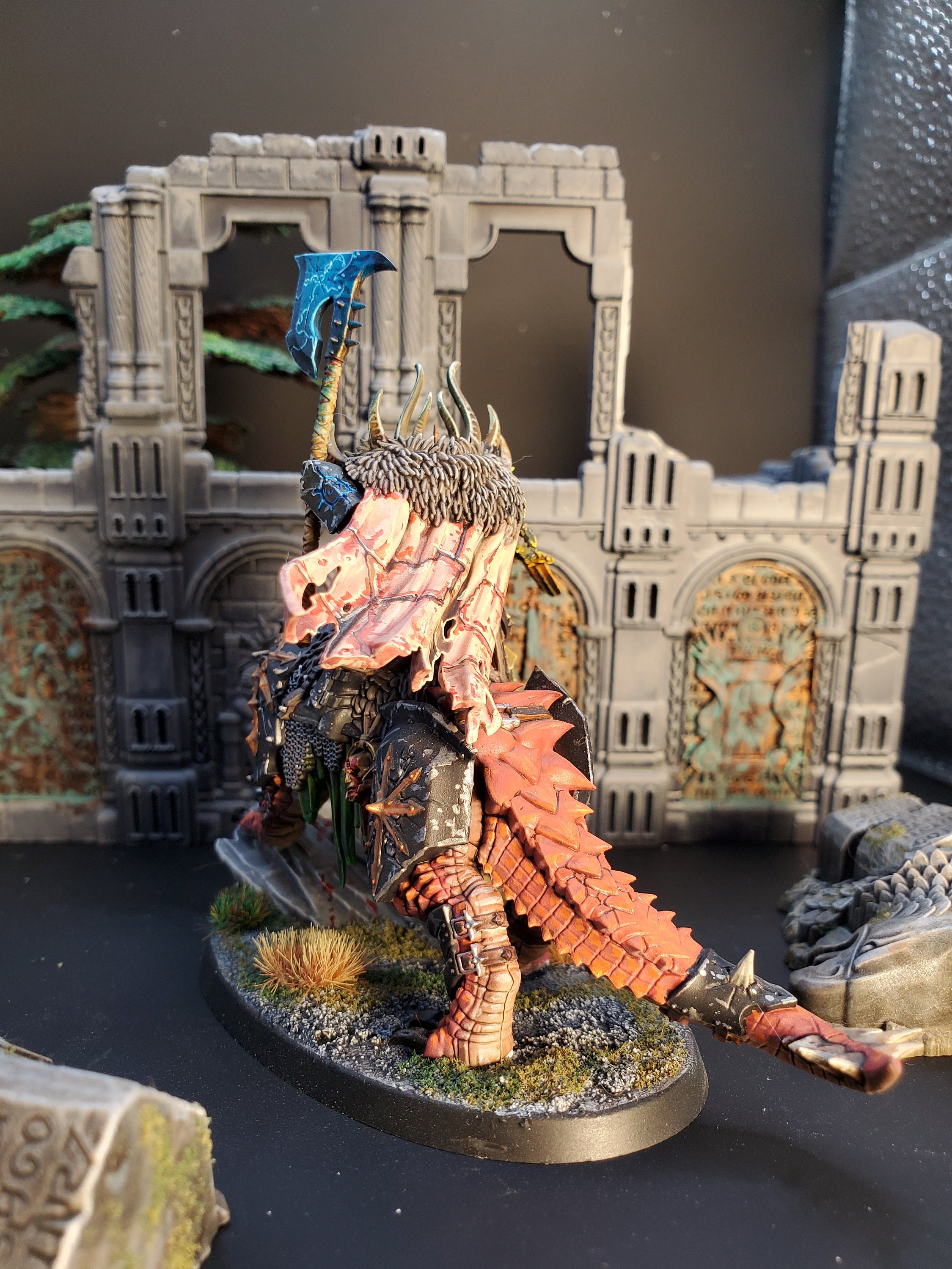 Age of Sigmar, Chaos Lord on Karkadrak - Etsy