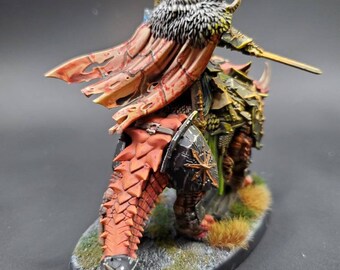 Age of Sigmar, Chaos Lord on Karkadrak - Etsy