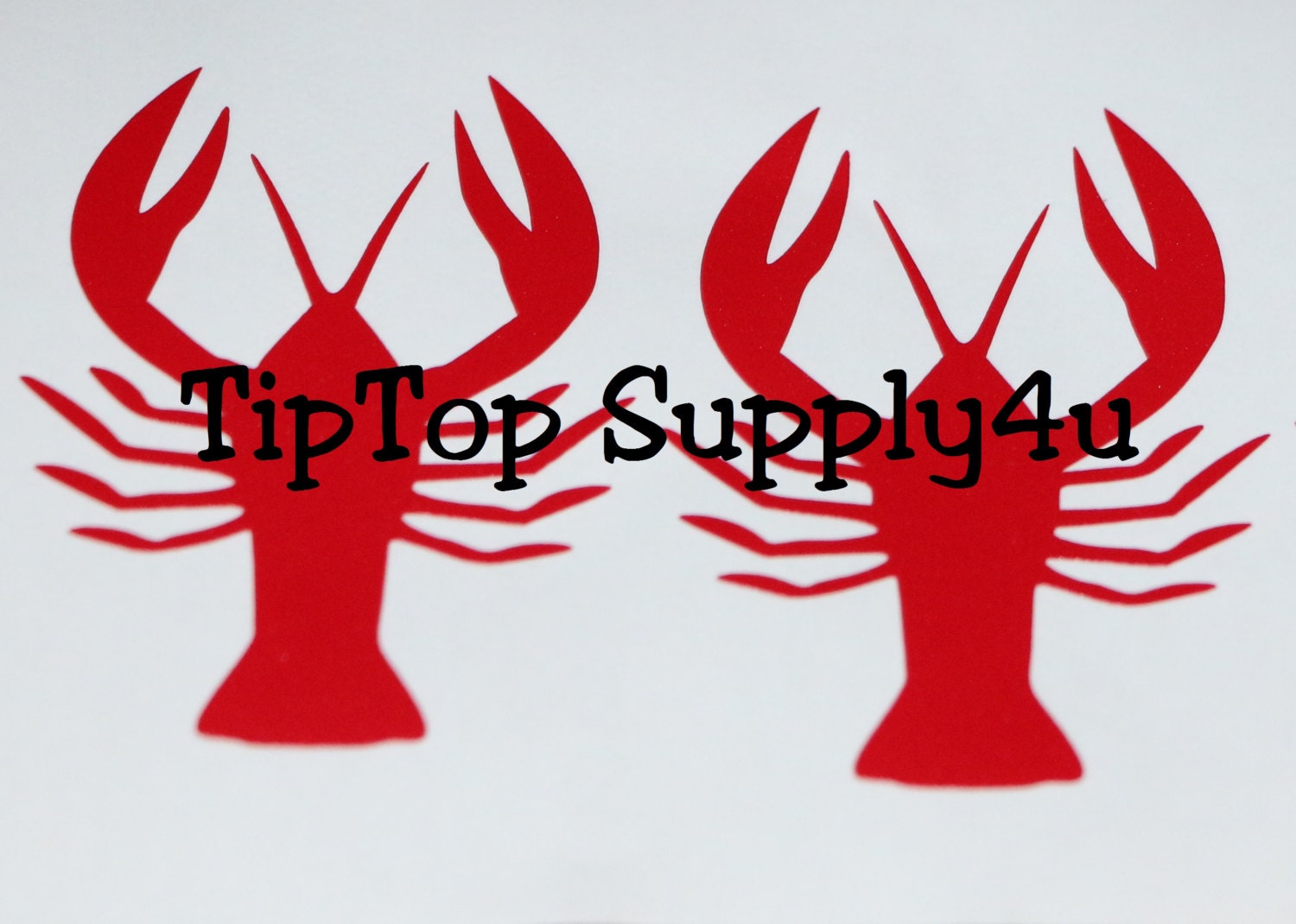 20 crawfish vinyl sticker decal. Crawfish boil crawfish | Etsy