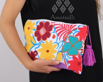 Mexican Bordada Hand Bag model Gisela