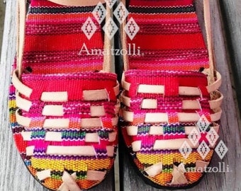 Huaraches Mexicana sandals for Girl model Palenque