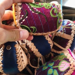 LOT von 6 mexikanischehandgefertigte Taschen Modell Zinacant'n