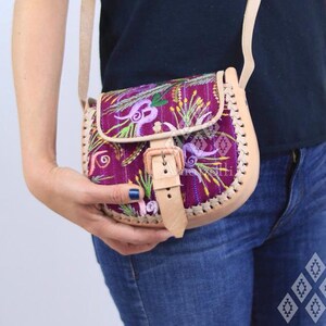 Sac Mexicain à la main en cuir girl Modèle Laura