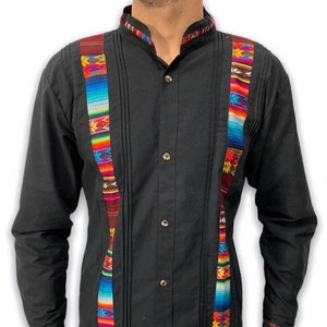 Guayabera Mexican Shirt Long Sleeve mod. Pedro