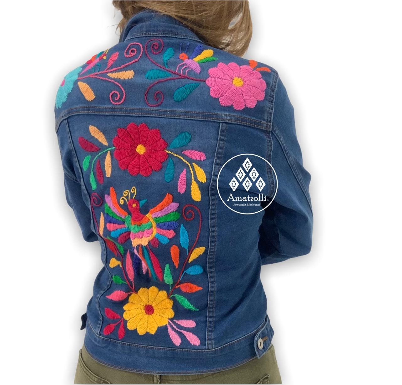 Chamarras De Mezclilla Bordadas Mexicanas Chamarras Mexicanas