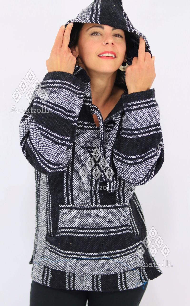 Sudadera Chamarra Poncho Sueter de Jerga Unisex Artesanal Etsy Espana