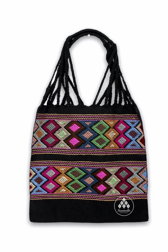 LOTE DE 6 Bolsas Morrales Artesanales Mexicanos mod. Juana Etsy Mexico