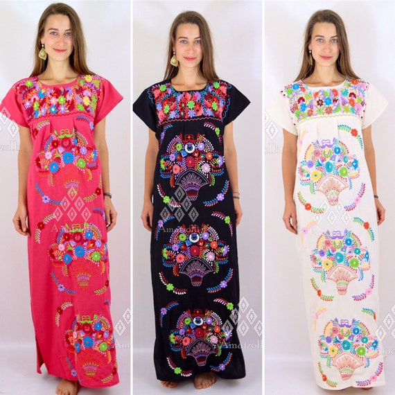 mexican long dress