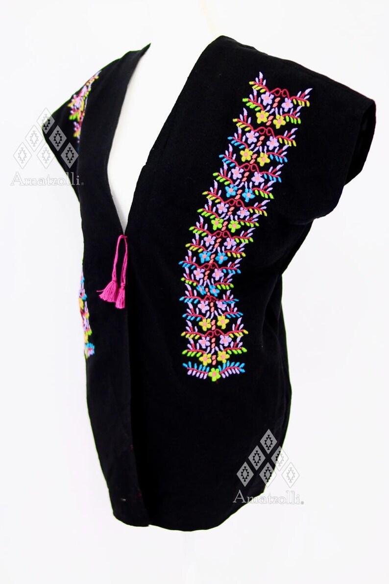 Mexican Vest With Typical Relief Model Etsy