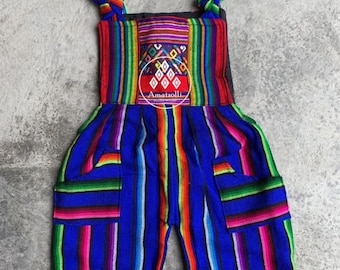 Unisex Mexican Artisan Mono Overalls for Baby