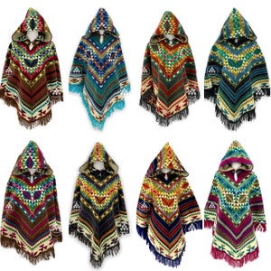 Capa Poncho Unisex Mexican Mexica Model - Etsy