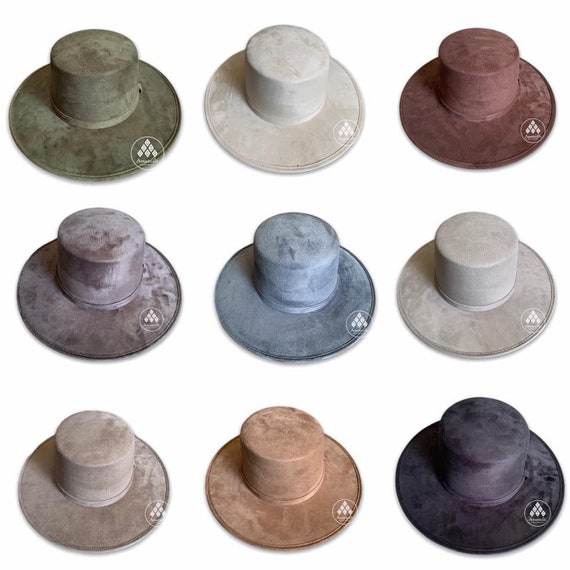 Mexican Unisex Suede Hat Bohemian Model -  Australia