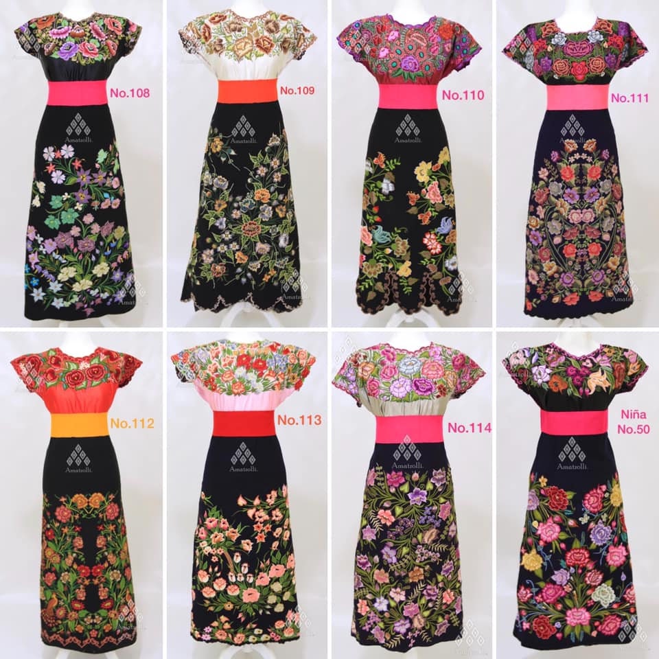 Trajes Tipicos Artesanales Mexicanos Bordado Chiapas Etsy Espana