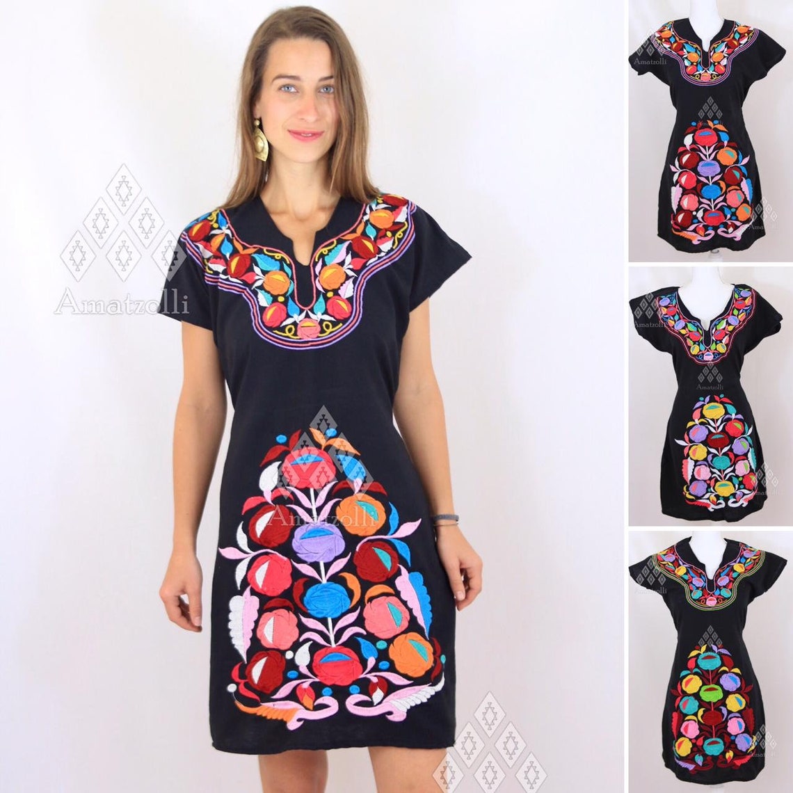Typical Mexican Dress Mod. Micaela | Etsy