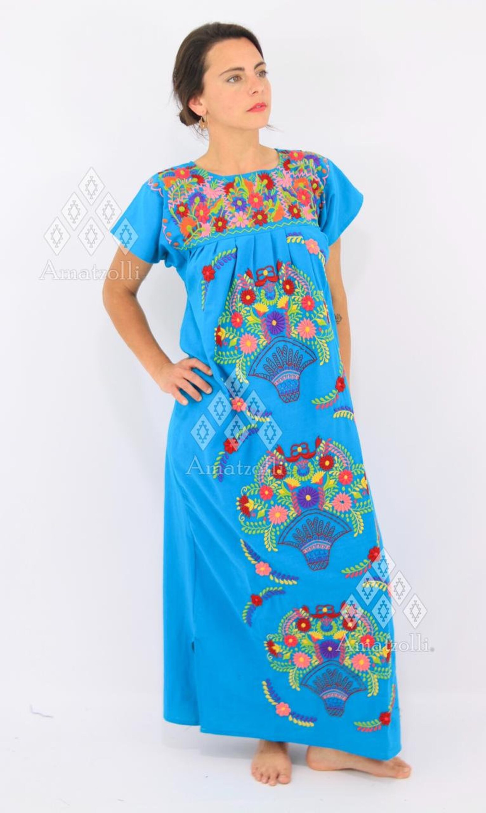 Women Long Mexican Dress main image 0