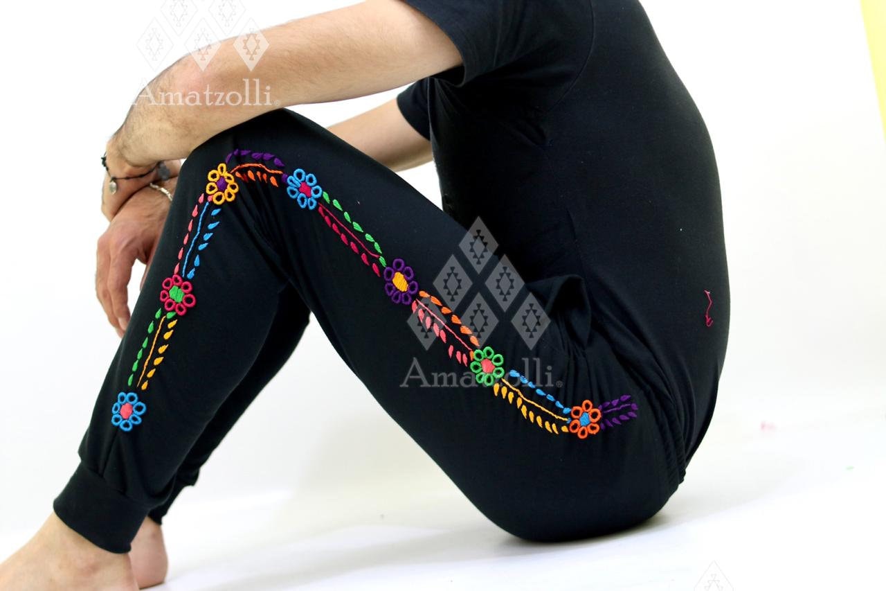 Mens Embroidered Pants, Critter Pants