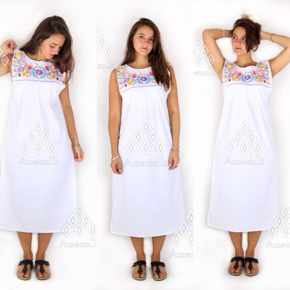 Mexican manta dresses online