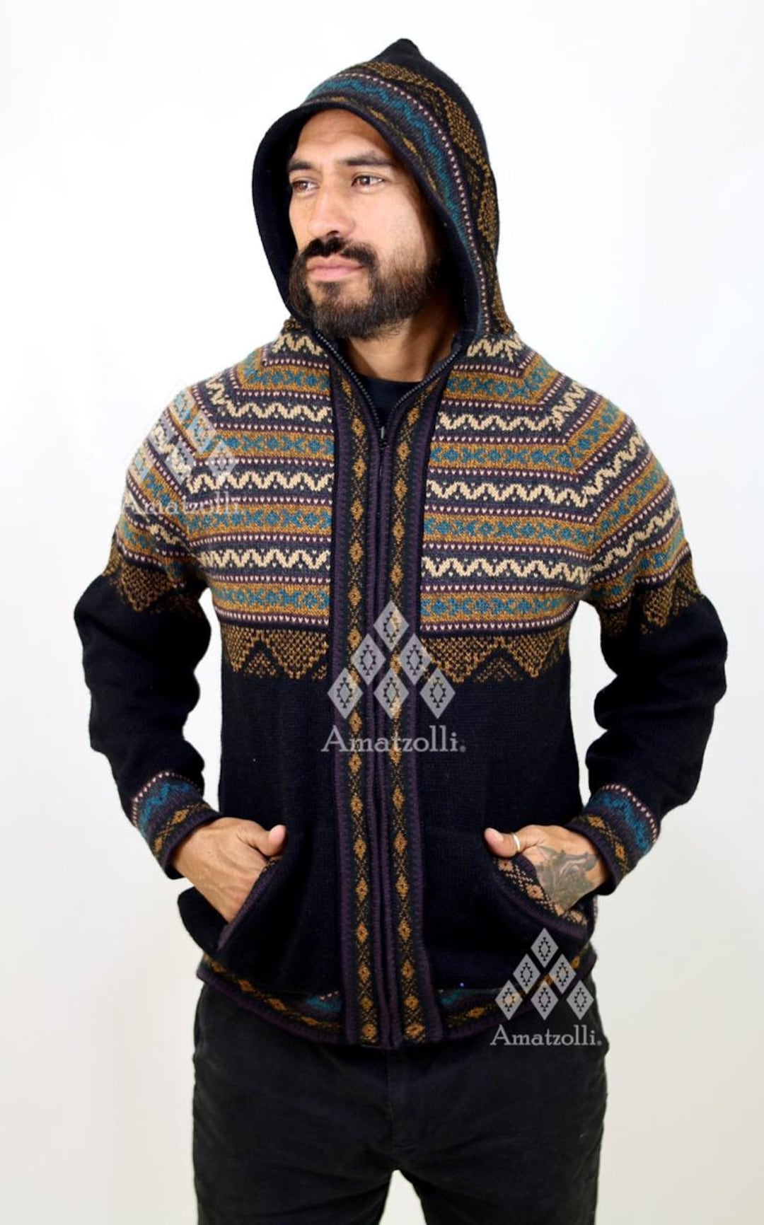 Unisex Mexican Coat Chompa Sweater - Etsy