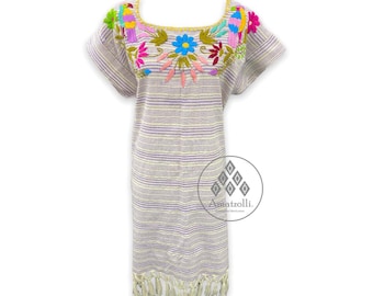 Mexican Embroidery Dress mod. Chelem