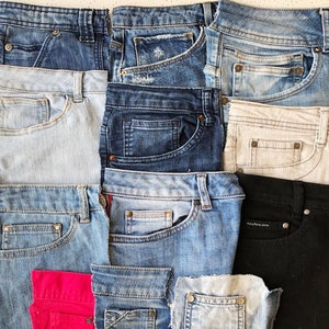 Inside jeans pockets Reclaimed jeans pockets for sewing crafts