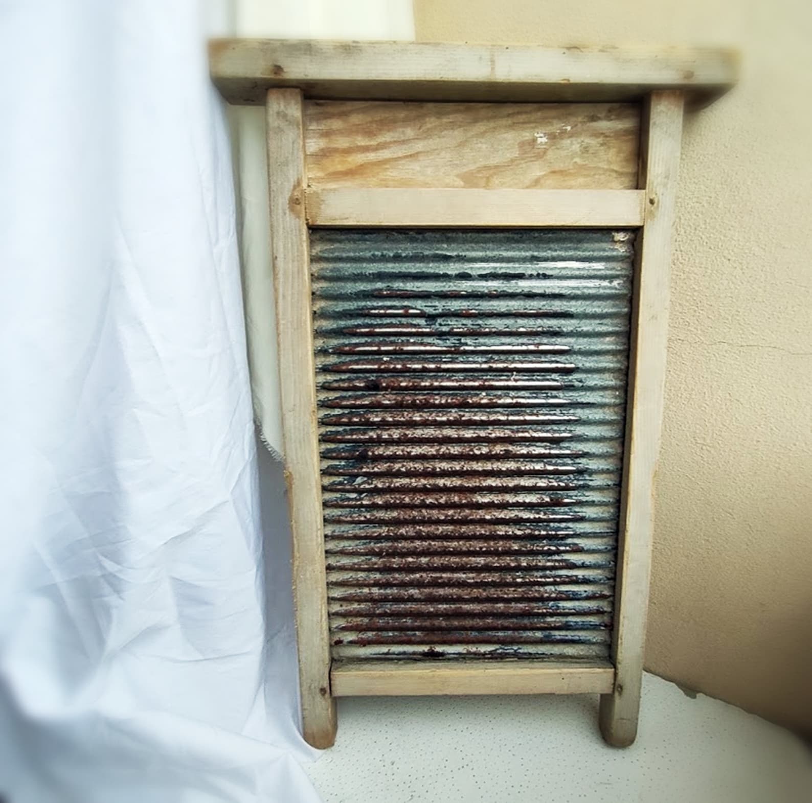 Big Wash Board Vintage Laundry Scrub Board Farmhouse Decor Etsy Canada