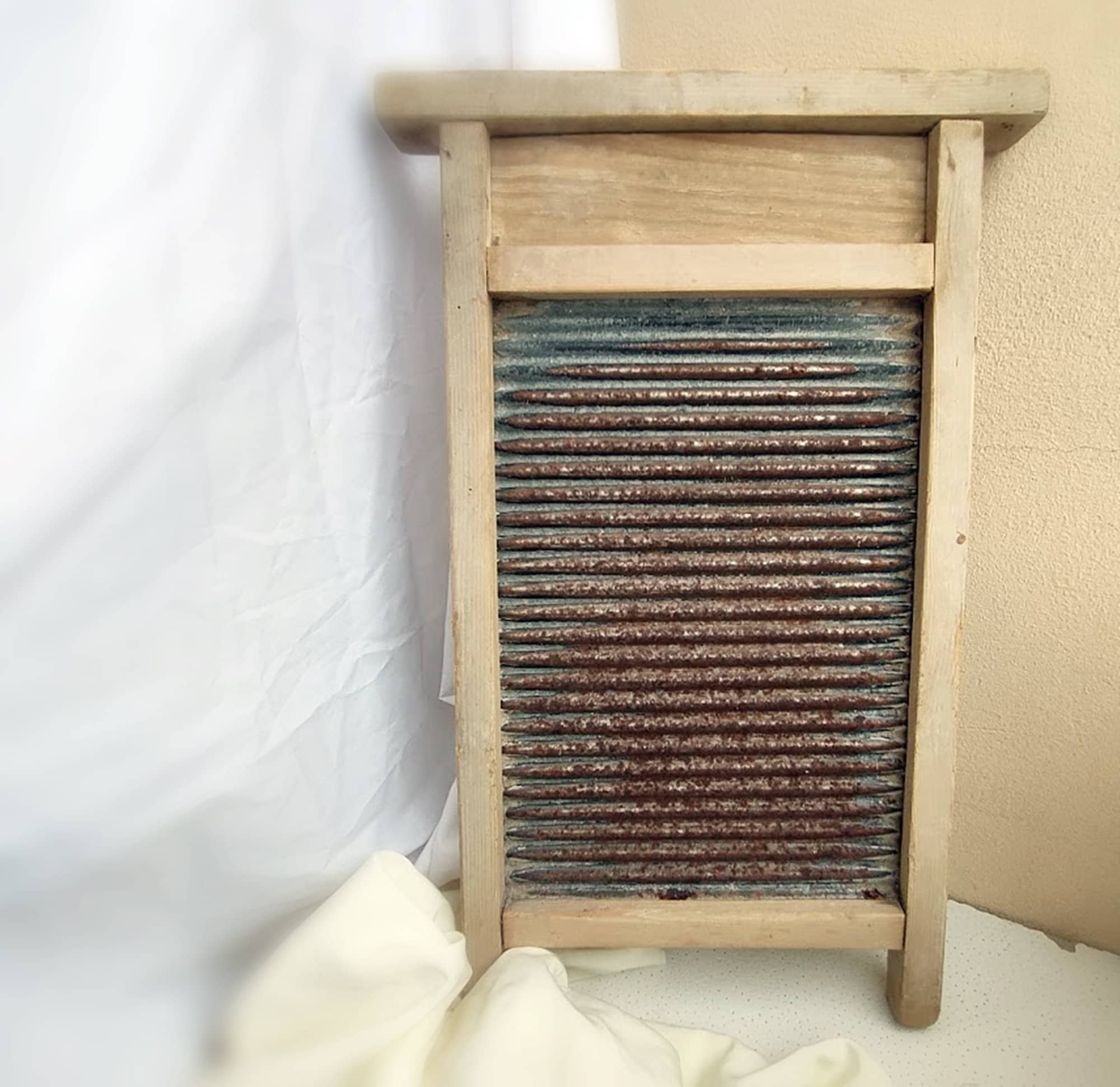 Big Wash Board Vintage Laundry Scrub Board Farmhouse Decor Etsy Canada