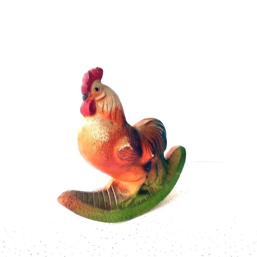 Retro Hahn Spielzeug Aus Metall – Springendes Huhn Uhrwerk Spielzeug