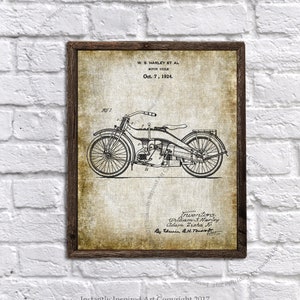 Harley Printable, Harley Motorcycle Patent Print #A1, , Harley Wall Print, Harley Art Print, Harley Wall Decor, Harley Art, INSTANT DOWNLOAD